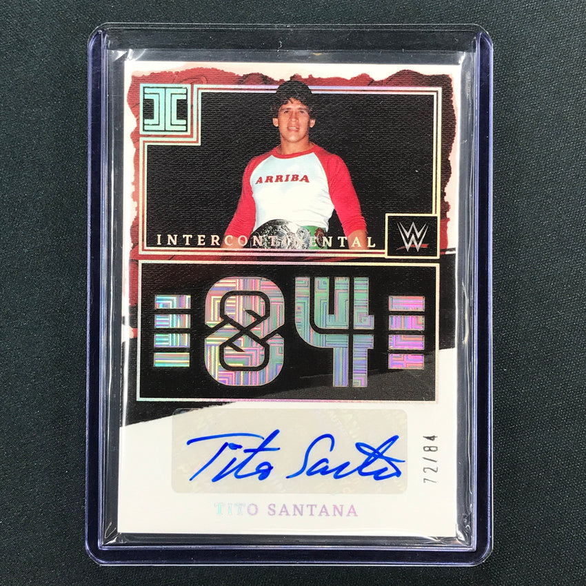 2023 Impeccable WWE Tito Santana Impeccable Ic Championship Debuts Auto 72/84