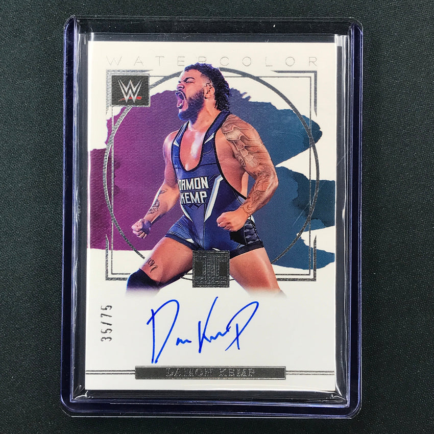 2023 Impeccable WWE Damon Kemp Watercolor Auto Base 35/75