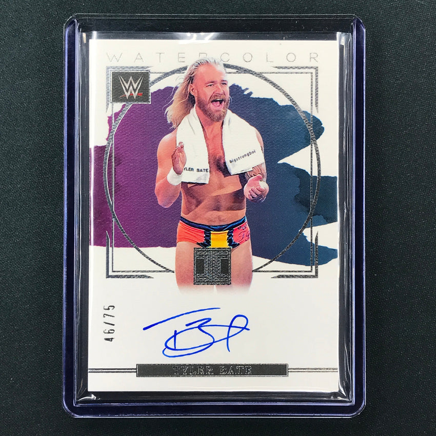 2023 Impeccable WWE Tyler Bate Watercolor Auto Base 46/75