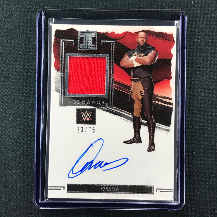 2023 Impeccable WWE Omos Elegance Memorabilia Relic Auto Base 23/75