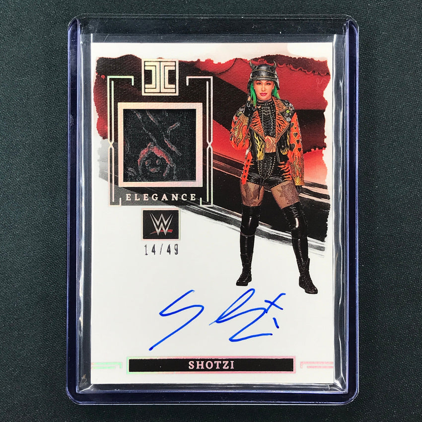 2023 Impeccable WWE Shotzi Elegance Memorabilia Relic Auto Silver 14/49