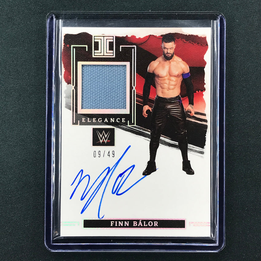 2023 Impeccable WWE Finn Balor Elegance Memorabilia Relic Auto Silver 9/49