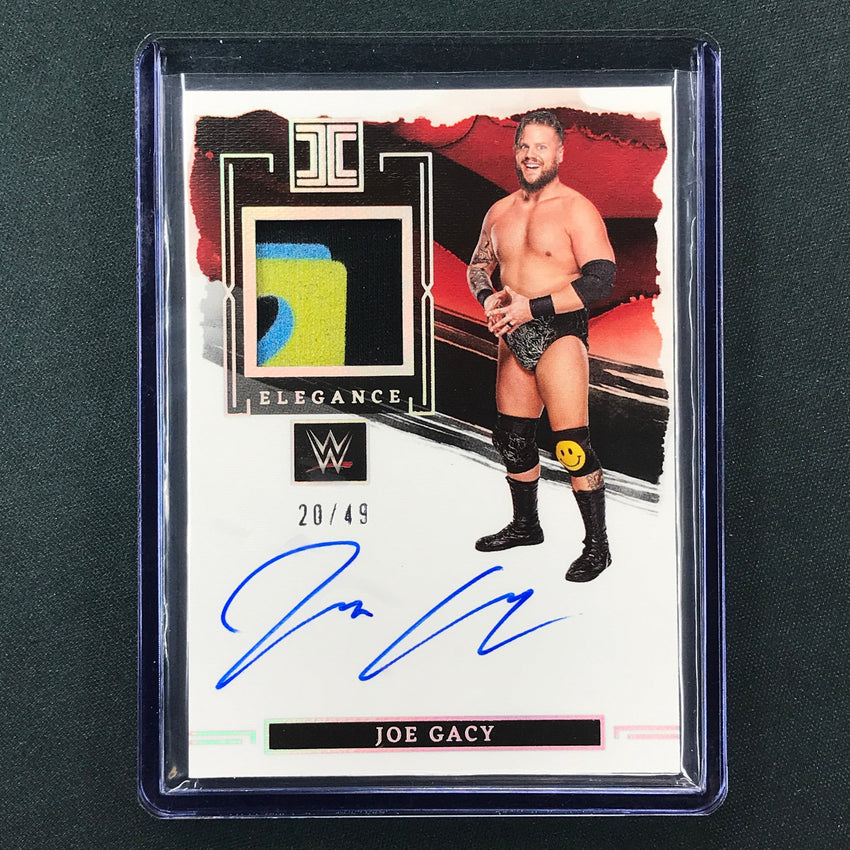 2023 Impeccable WWE Joe Gacy Elegance Memorabilia Relic Auto Silver 20/49