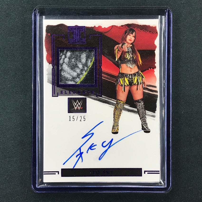 2023 Impeccable WWE Iyo Sky Elegance Memorabilia Relic Auto Purple 15/25