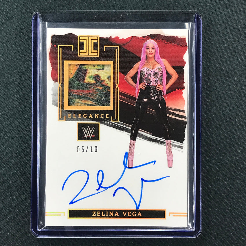 2023 Impeccable WWE Zelina Vega Elegance Memorabilia Relic Auto Gold 5/10