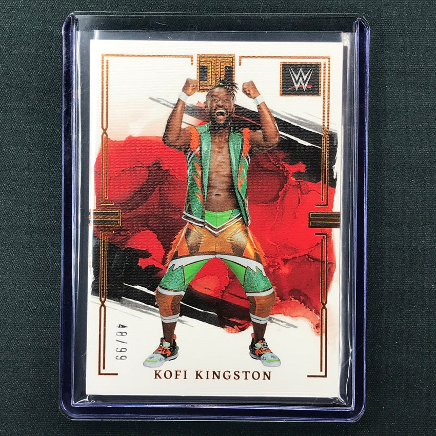 2023 Impeccable WWE Kofi Kingston Base 48/99 #49