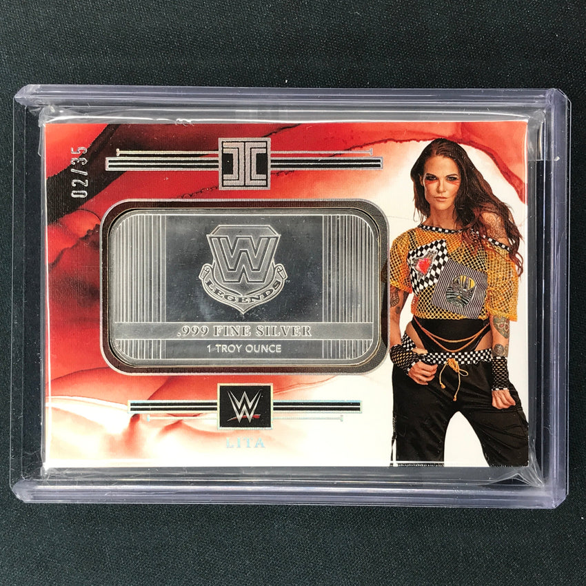 2023 Impeccable WWE Lita Silver WWE Legends Logo 2/35