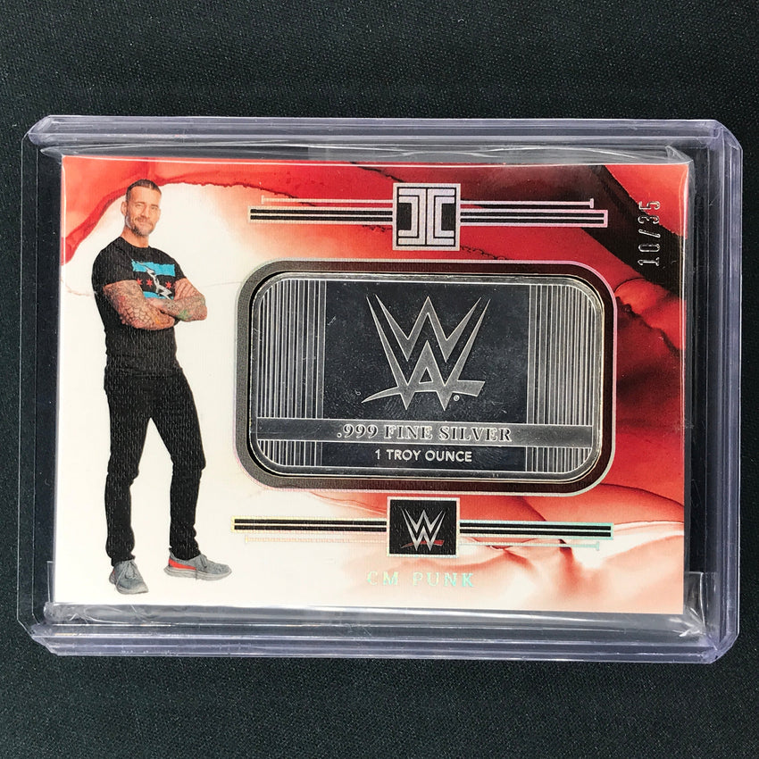 2023 Impeccable WWE Cm Punk Silver WWE Logo 10/35
