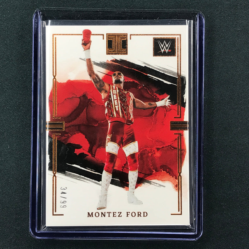 2023 Impeccable WWE Montez Ford Base 34/99 #92