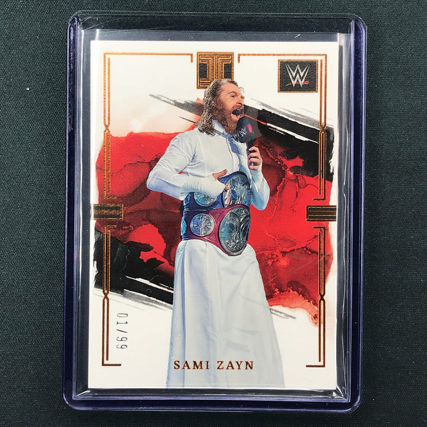 2023 Impeccable WWE Sami Zayn Base 1/99 #7