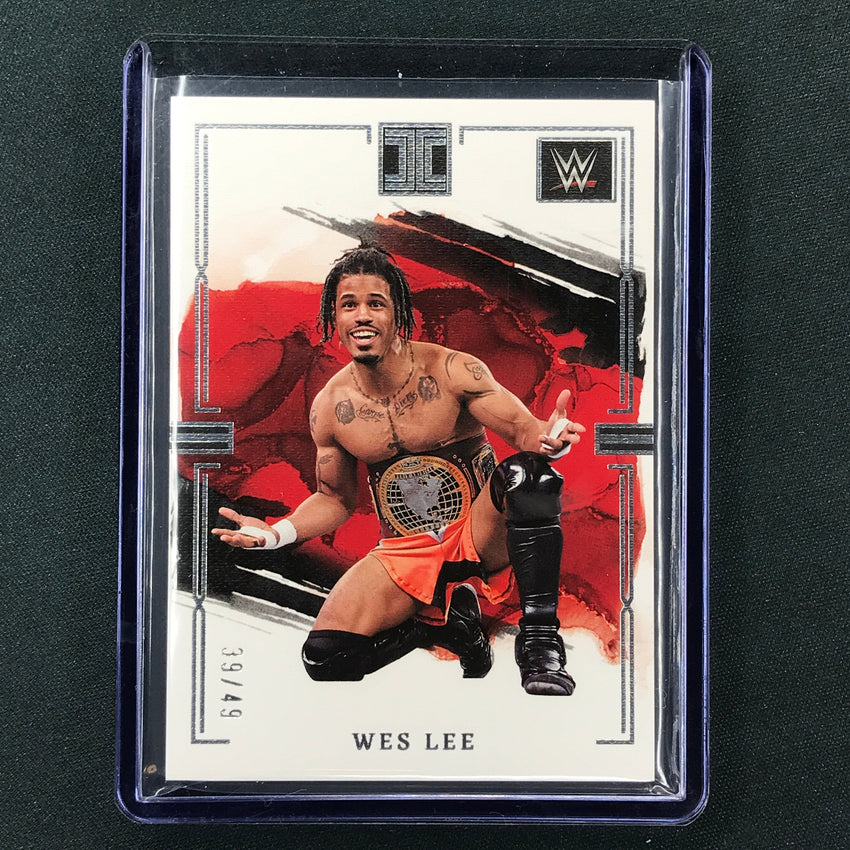 2023 Impeccable WWE Wes Lee Base Silver 39/49 #13