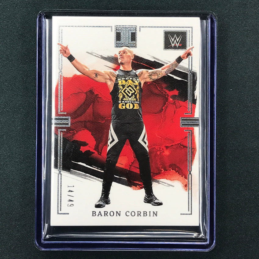 2023 Impeccable WWE Baron Corbin Base Silver 14/49 #47