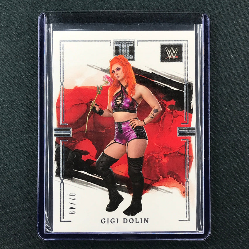 2023 Impeccable WWE Gigi Dolin Base Silver 7/49 No 64