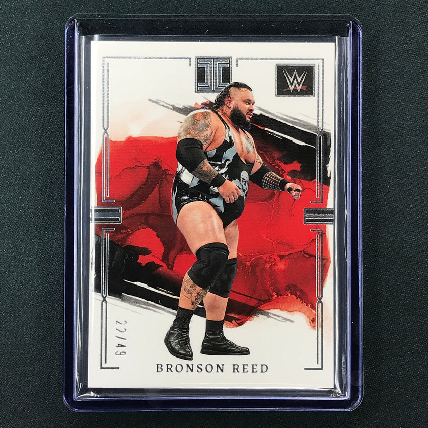 2023 Impeccable WWE Bronson Reed Base Silver 22/49 No 87
