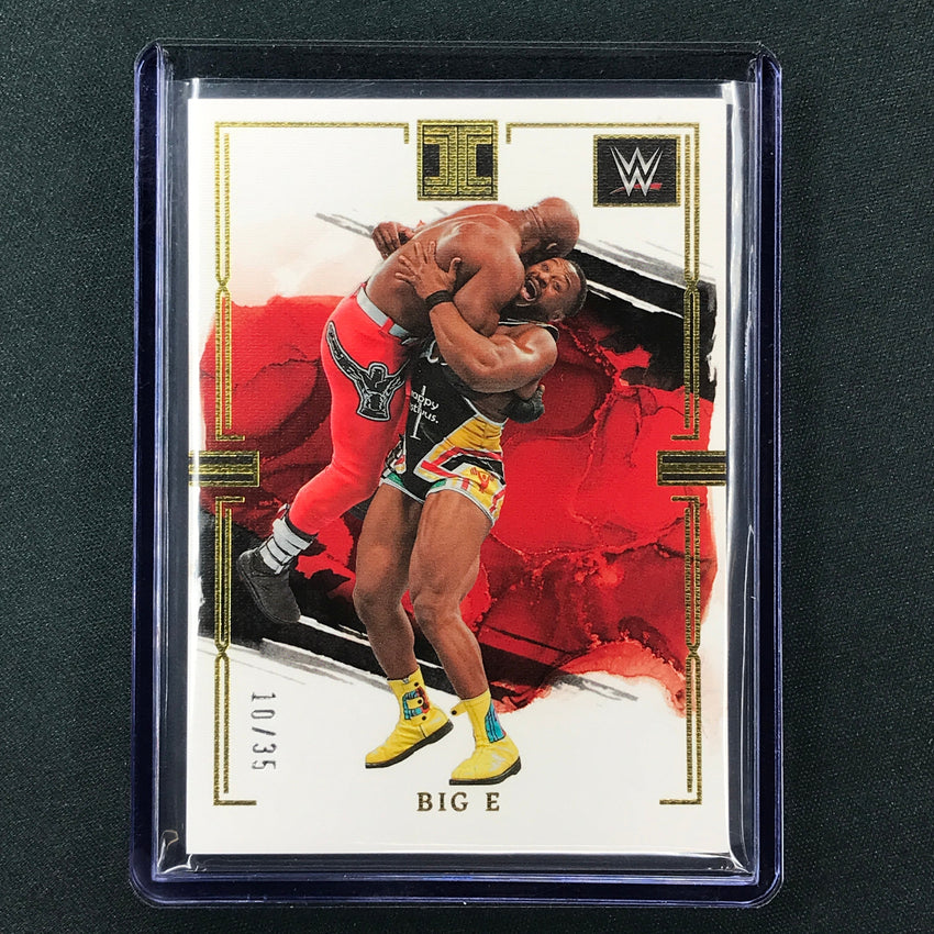 2023 Impeccable WWE Big E Base Gold 10/35 No 51