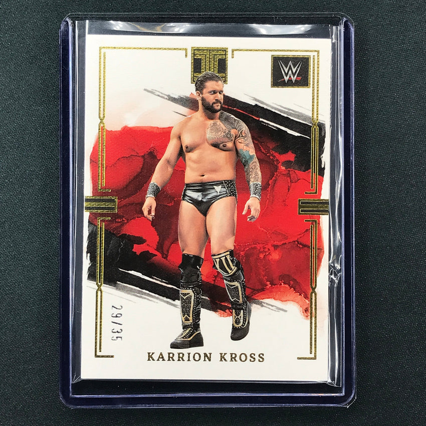 2023 Impeccable WWE Karrion Kross Base Gold 29/35 #53