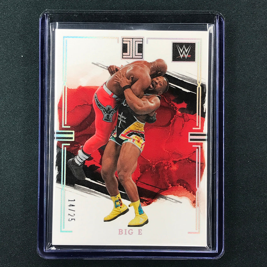 2023 Impeccable WWE Big E Base Holo Silver 14/25 No 51