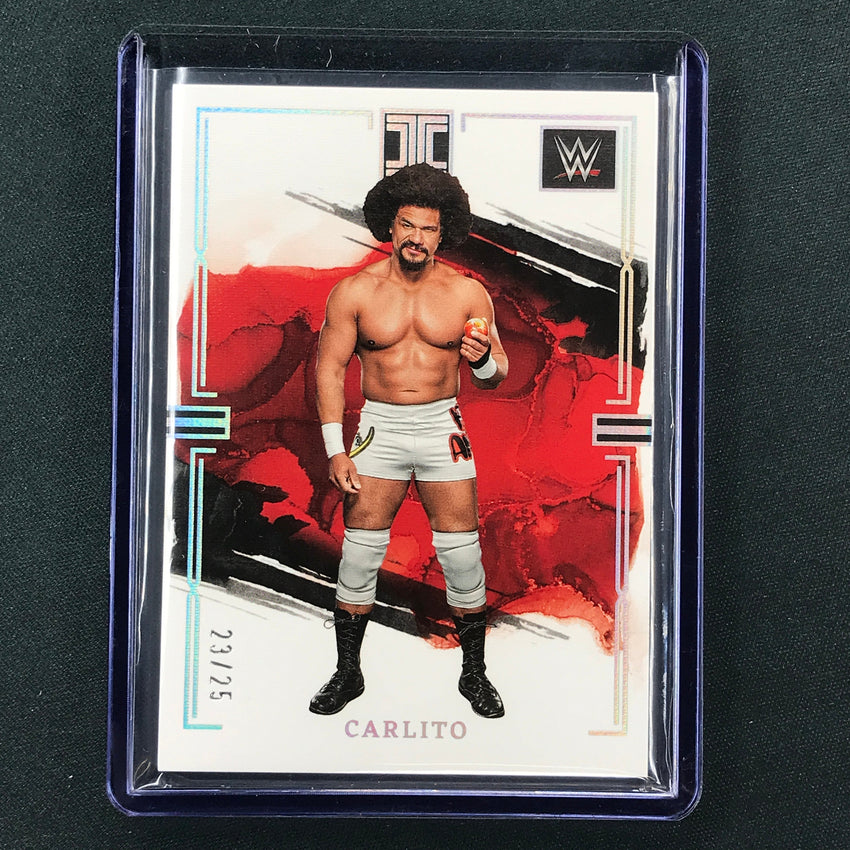 2023 Impeccable WWE Carlito Base Holo Silver 23/25 #73