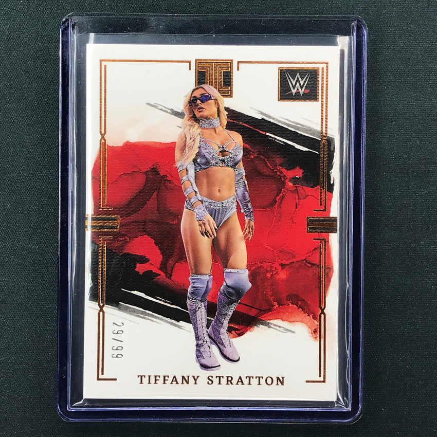 2023 Impeccable WWE Tiffany Stratton Base 29/99 No 12