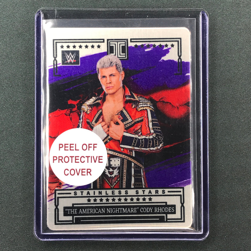 2023 Impeccable WWE Cody Rhodes Stainless Stars Purple 19/49 No 2