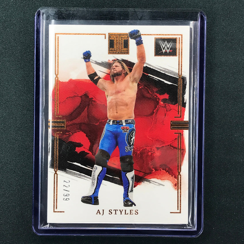 2023 Impeccable WWE Aj Styles Base 22/99 No 14