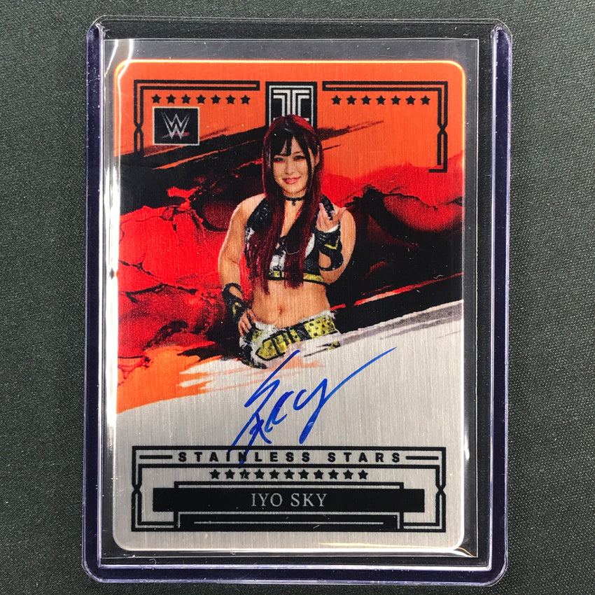 2023 Impeccable WWE Iyo Sky Stainless Stars Auto Orange 10/25