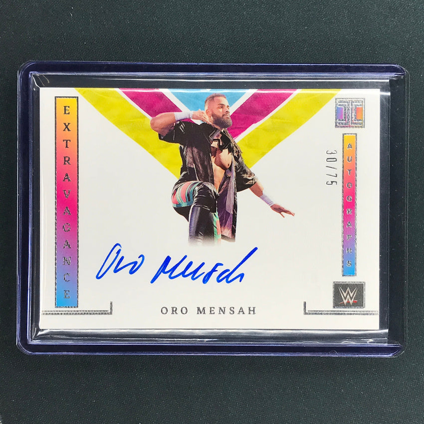 2023 Impeccable WWE Oro Mensah Extravagance Auto Base 30/75