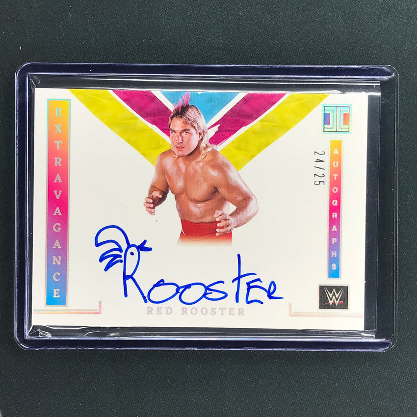 2023 Impeccable WWE Red Rooster Extravagance Auto Silver 24/25