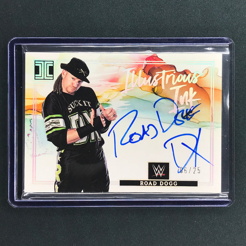 2023 Impeccable WWE Road Dogg Illustrious Ink Auto Silver 6/25