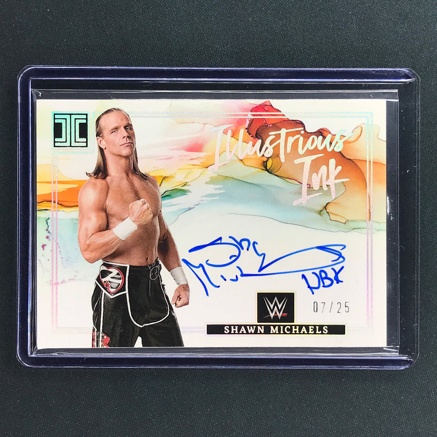 2023 Impeccable WWE Shawn Michaels Illustrious Ink Auto Silver 7/25
