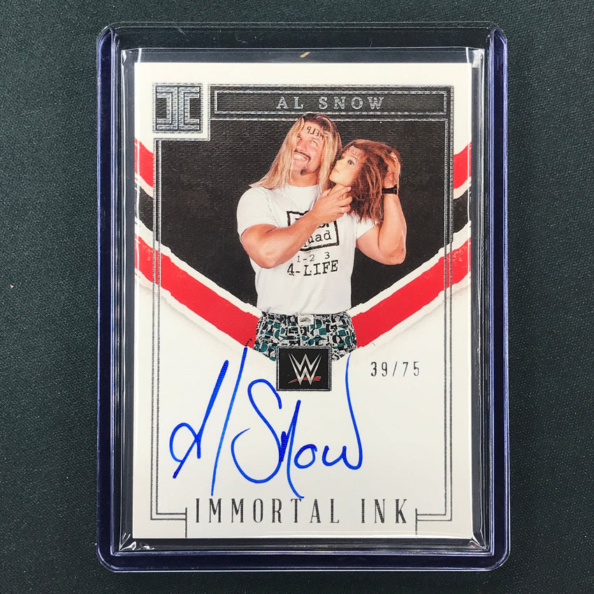 2023 Impeccable WWE AL SNOW Immortal Ink Auto Base 39/75