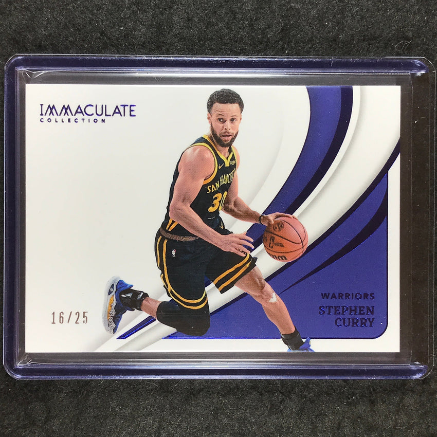2023-24 Immaculate STEPHEN CURRY Base Variation Blue 16/25 #94