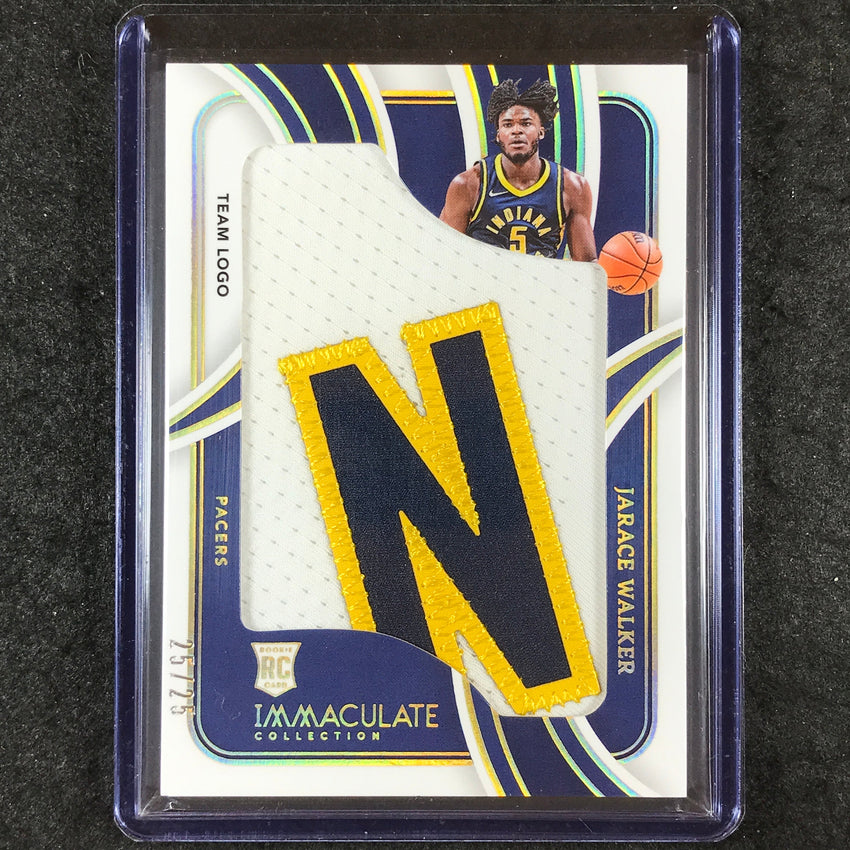2023-24 Immaculate JARACE WALKER Rookie Jumbo Patch Team Logo 25/25