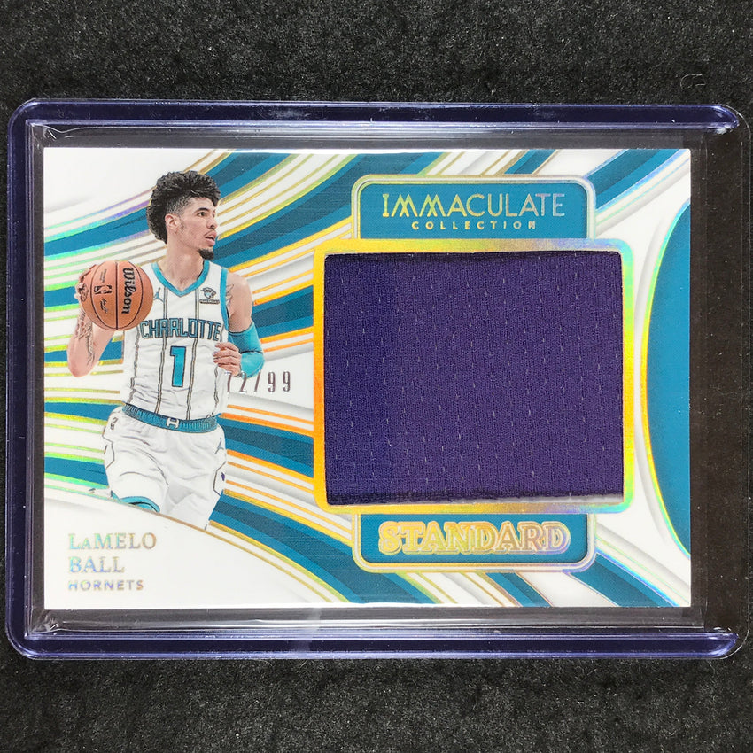 2023-24 Immaculate LAMELO BALL The Standard Jersey Relic 72/99