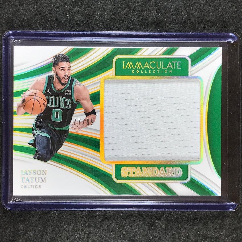 2023-24 Immaculate JAYSON TATUM The Standard Jersey Relic 77/99
