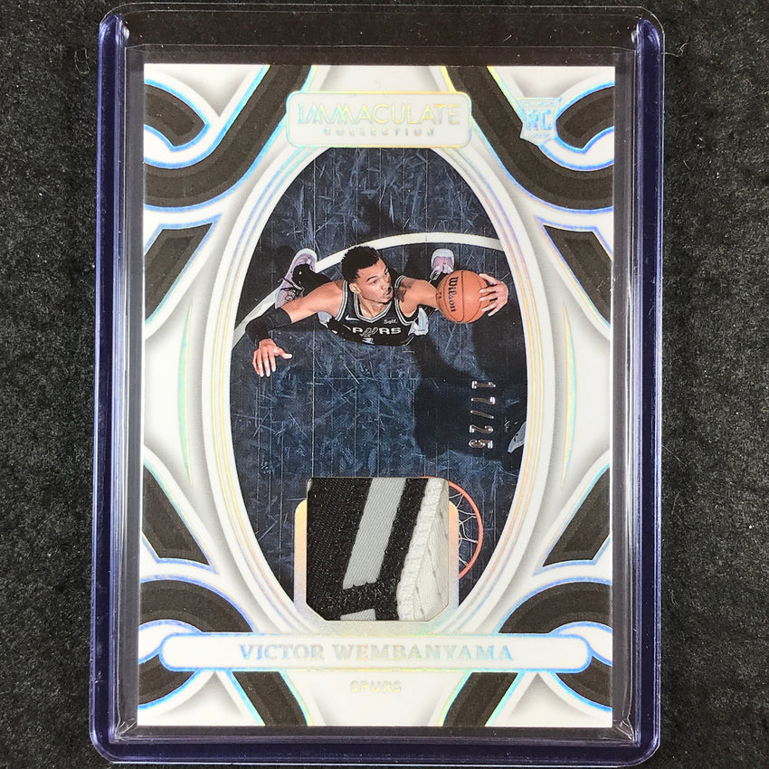 2023-24 Immaculate VICTOR WEMBANYAMA Blockchain Patch & Redemption 17/25