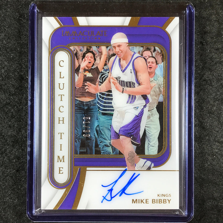 2023-24 Immaculate MIKE BIBBY Clutch Time Signatures Auto 51/99