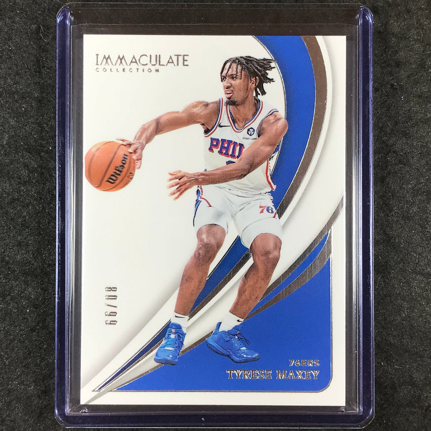 2023-24 Immaculate TYRESE MAXEY Base 80/99 #47