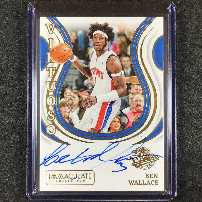 2023-24 Immaculate BEN WALLACE Virtuoso Autographs 59/99