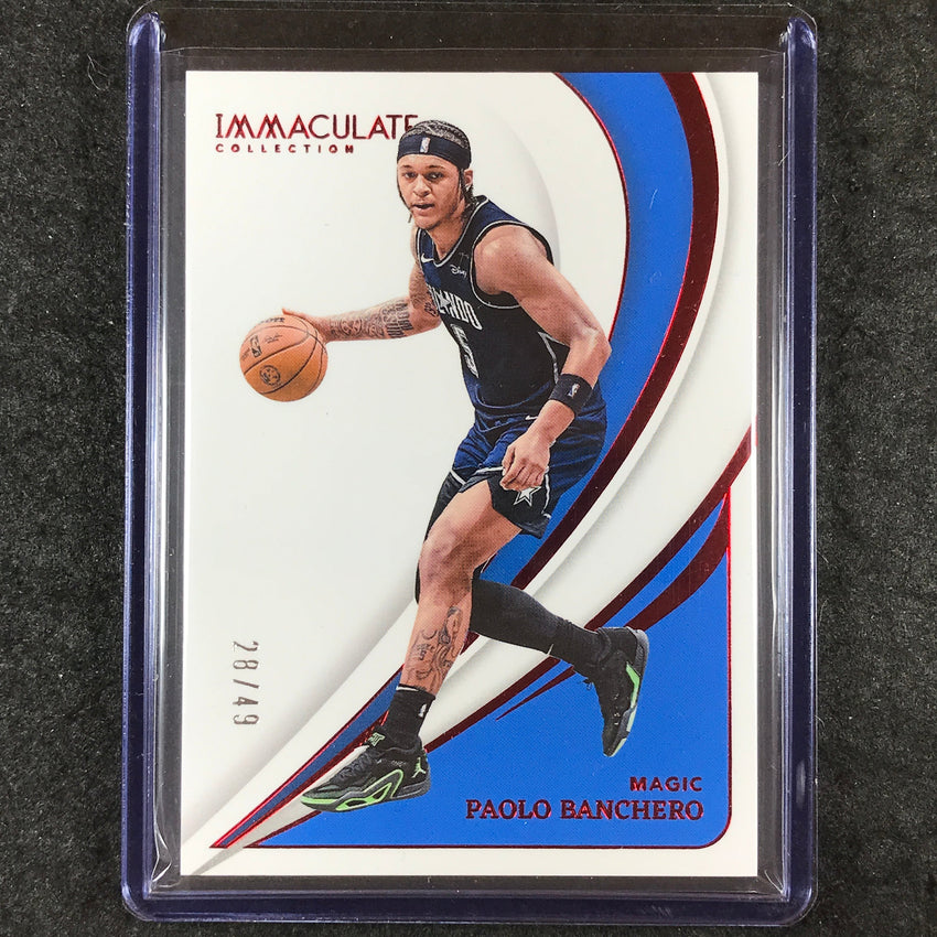 2023-24 Immaculate PAOLO BANCHERO Base Red 28/49 #2