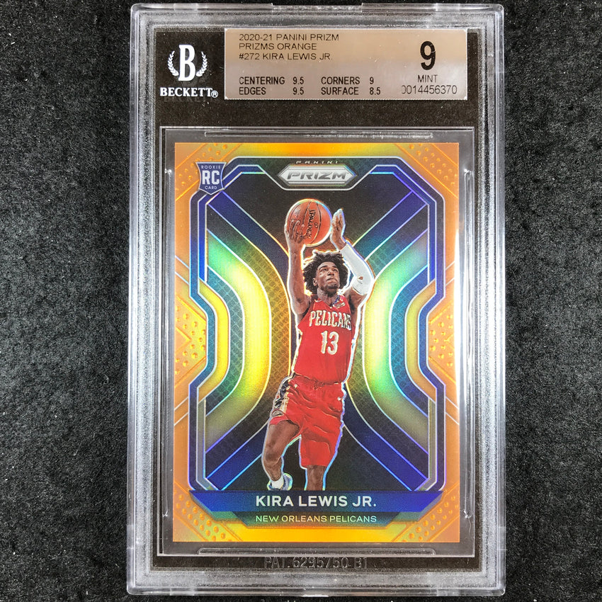 2020-21 Prizm KIRA LEWIS JR. Rookie Orange 31/49 #272 BGS 9 (370)