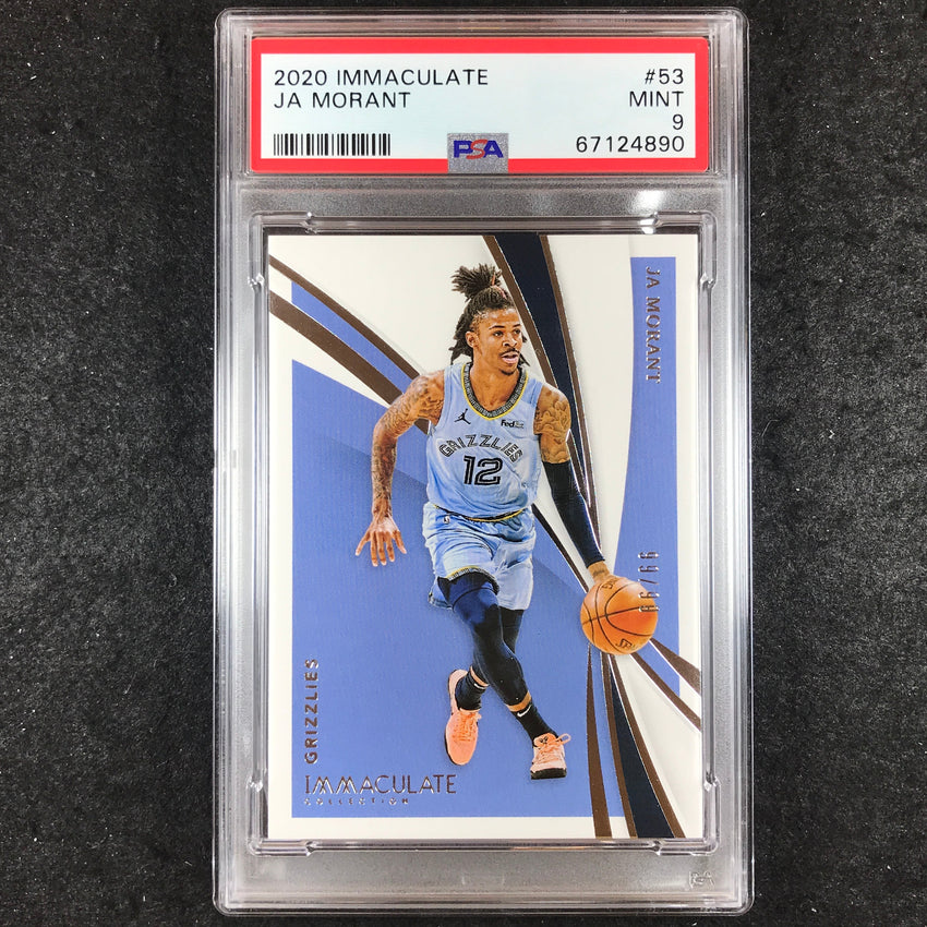 2020 Immaculate JA MORANT Base 99/99 #53 PSA 9 (890)