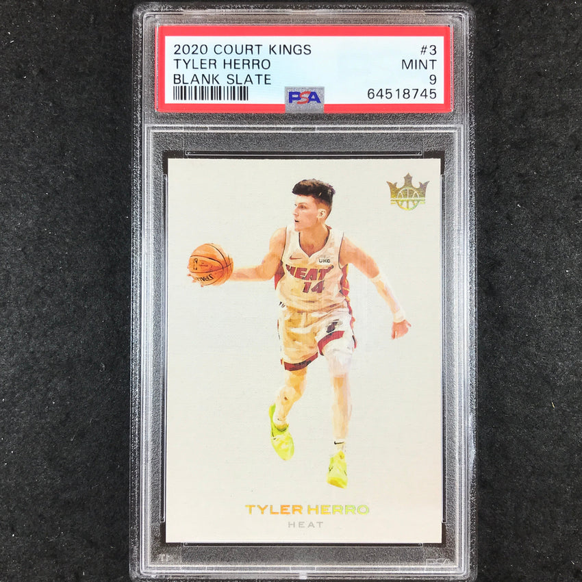 2020 Court Kings TYLER HERRO Blank Slate #3 PSA 9 (745)