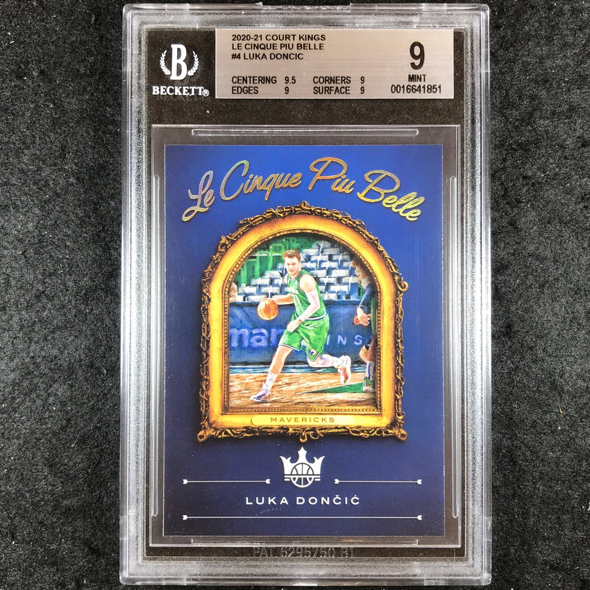 2020-21 Court Kings LUKA DONCIC Le Cinque Piu Belle SSP #4 BGS 9 (851)