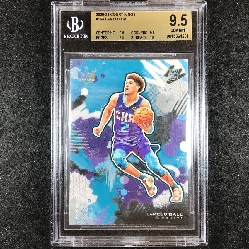 2020-21 Court Kings LAMELO BALL Rookies III #163 BGS 9.5 (281)