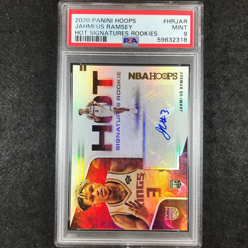 2020 Hoops JAHMI'US RAMSEY Hot Signatures Rookie Auto #HRJAR PSA 9 (318)