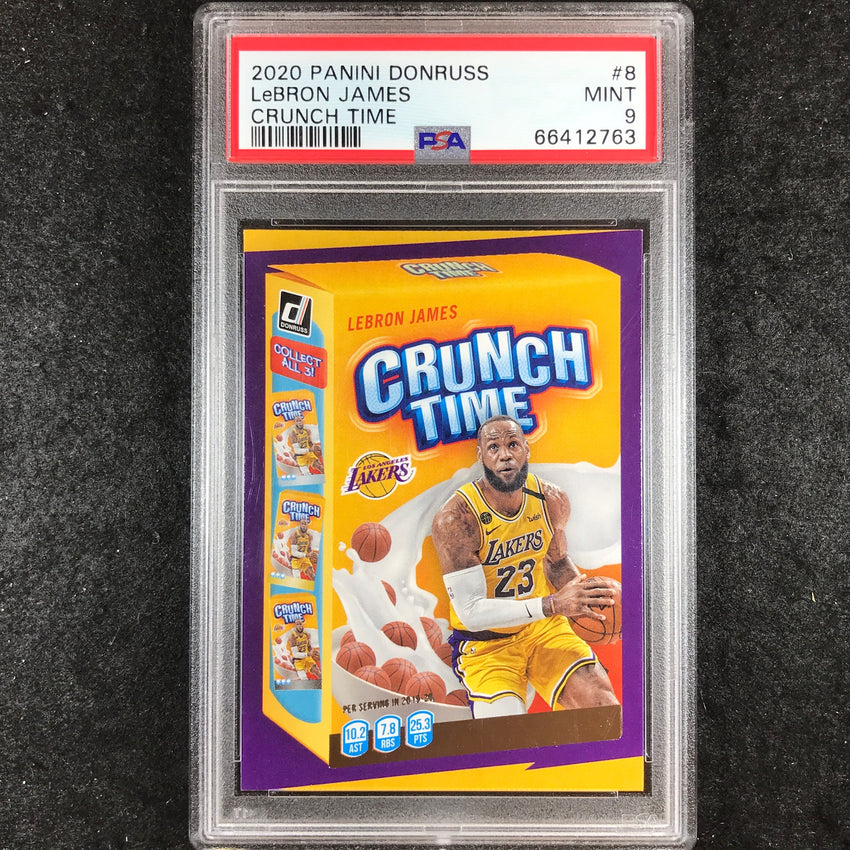 2020 Donruss LEBRON JAMES Crunch Time #8 PSA 9 (763)