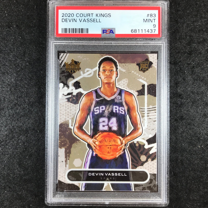2020 Court Kings DEVIN VASSELL Rookies I #83 PSA 9 (437)