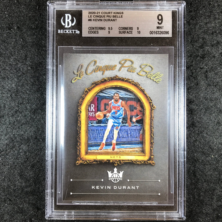 2020-21 Court Kings KEVIN DURANT Le Cinque Piu Belle BGS 9 (096)