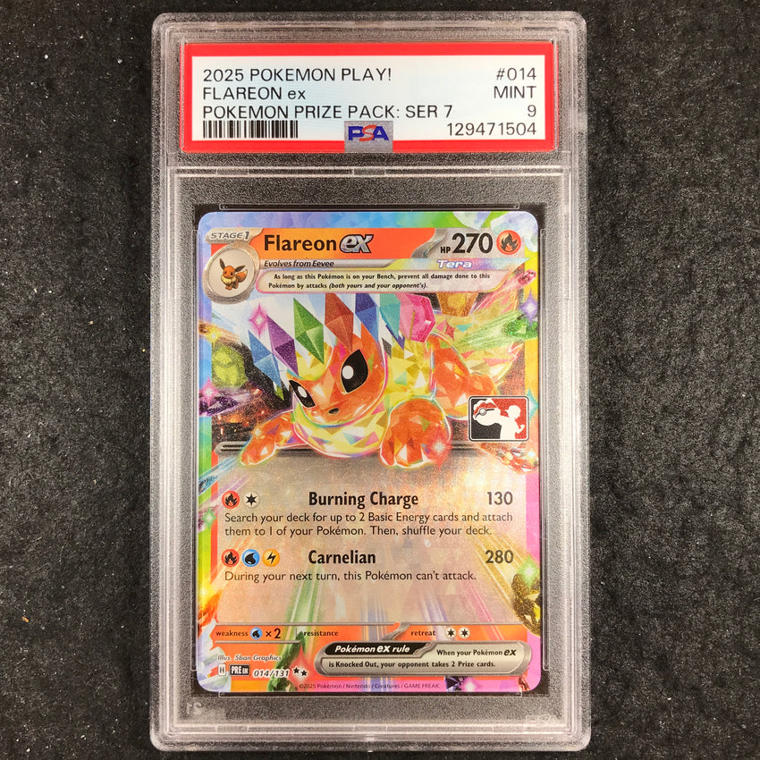 PSA 9 Flareon ex - 014/131 - Pokemon Prize Pack Promo Series 7 (504)